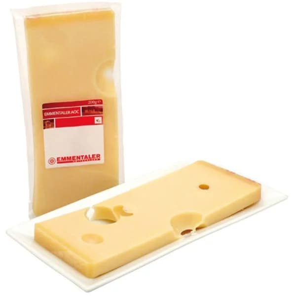 Queso Emmental suizo AGRIFORM, taco 200 g - 1 ud - Imagen del producto en Findit