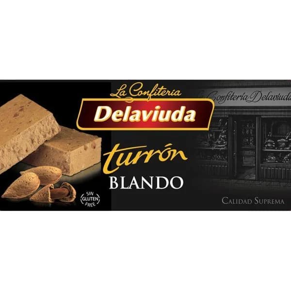 Turrón blando suprema DELAVIUDA, caja 250 g - 1 ud - Imagen del producto en Findit