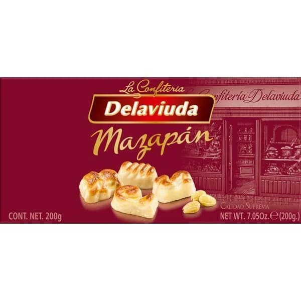 Figuritas de mazapán suprema DELAVIUDA, caja 200 g - 1 ud - Imagen del producto en Findit