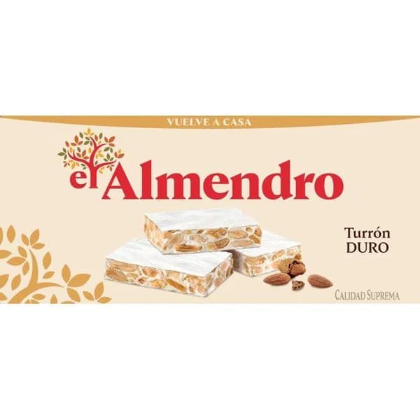 Turrón duro suprema EL ALMENDRO, caja 250 g - 1 ud - Imagen del producto en Findit