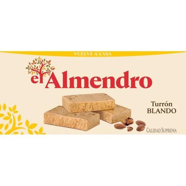 Turrón blando suprema EL ALMENDRO, caja 250 g - 1 ud - Imagen del producto en Findit