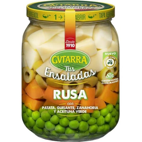 Tus ensaladas ensalada rusa GVTARRA, frasco 335 g - 0.34 kg - Imagen del producto en Findit