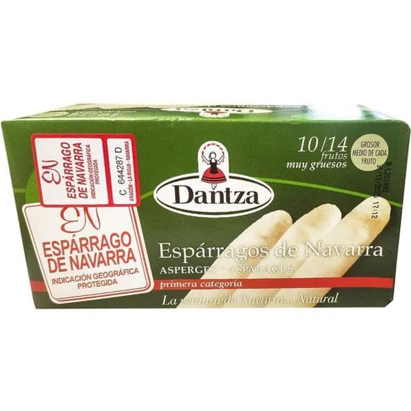Espárrago 1ª I.G.P. 10/14 piezas DANTZA, lata 425 g - 1 ud - Imagen del producto en Findit