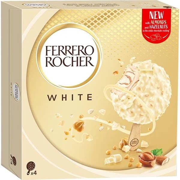 Helado White FERRERO ROCHER, caja 200 g - 1 ud - Imagen del producto en Findit