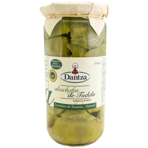 Alcachofa en mitades deTudela DANTZA, frasco 405 g - 0.41 kg - Imagen del producto en Findit