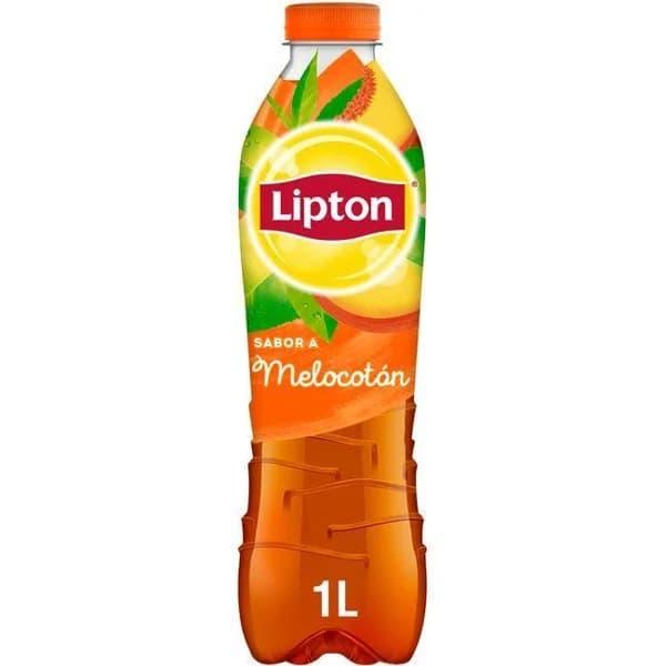Té negro melocotón LIPTON, botella 1 litro - 1 ud - Imagen del producto en Findit