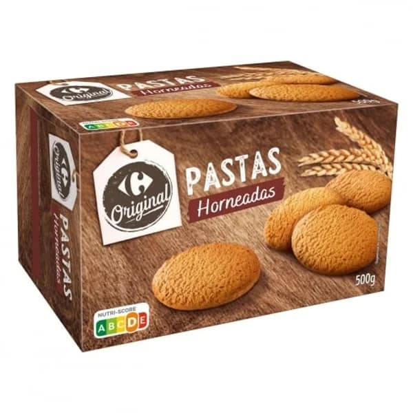 Galletas horneadas Carrefour Original 500 g. - 0.5 kg - Imagen del producto en Findit