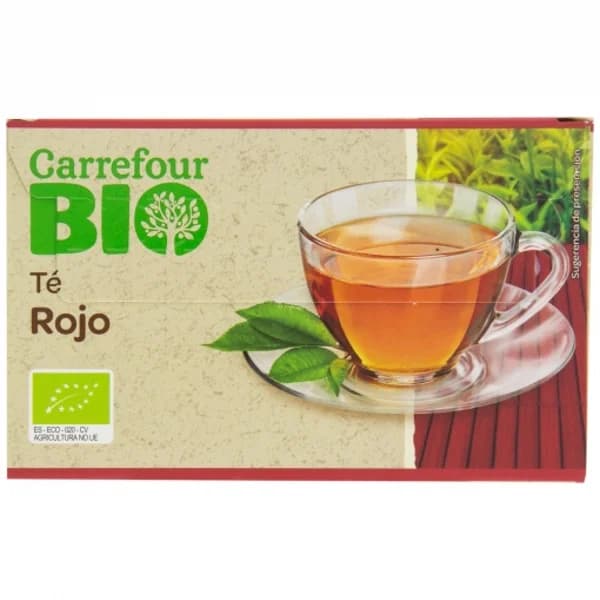 Té rojo en bolsitas ecológico Carrefour Bio 20 ud. - 0.03 kg - Imagen del producto en Findit