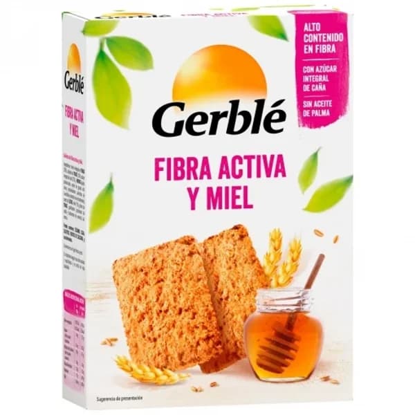 Galletas con fibra y miel Gerblé 400 g. - 1 ud - Imagen del producto en Findit
