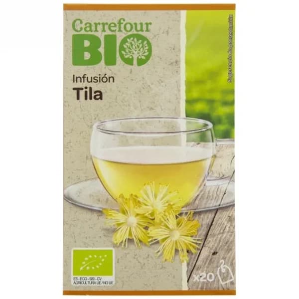 Tila en bolsitas ecológica Carrefour Bio 20 ud. - 0.03 kg - Imagen del producto en Findit