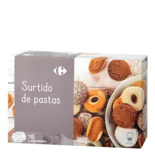 Surtido de pastas Carrefour 500 g. - 0.5 kg - Imagen del producto en Findit