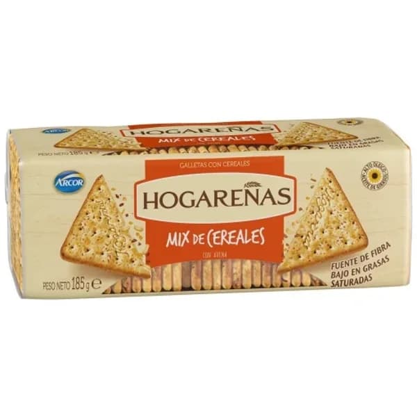 Galletas con cereales Arcor 185 g. - 0.18 kg - Imagen del producto en Findit