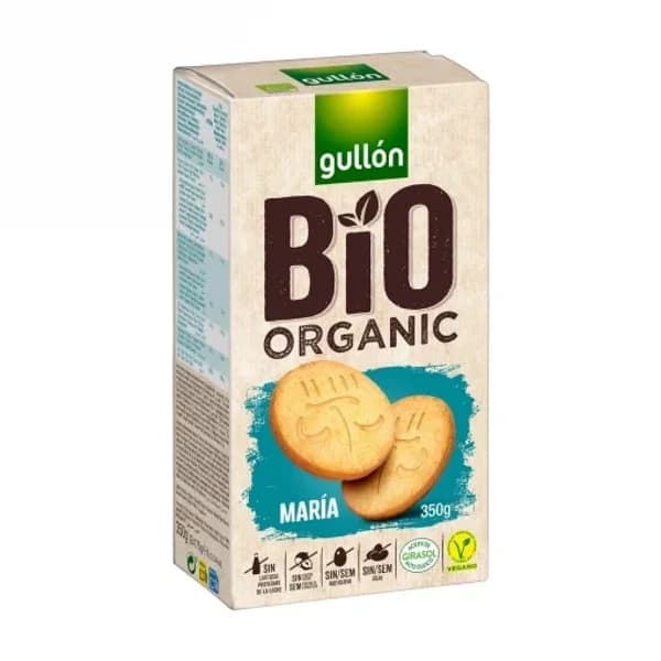 Galletas María ecológicas Gullón sin lactosa 350 g. - 0.35 kg - Imagen del producto en Findit