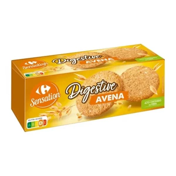Galletas integrales de avena Digestive Carrefour Sensation 425 g. - 0.42 kg - Imagen del producto en Findit