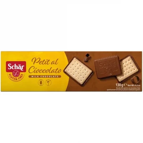Galleta con tableta de chocolate Dr. Schär sin gluten 130 g. - 0.13 kg - Imagen del producto en Findit