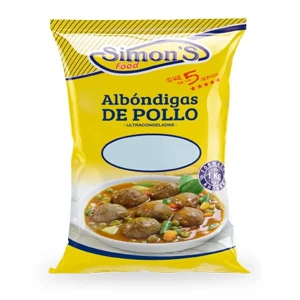 Albondigas de pollo congeladas Simon´s Food 1 Kg - 1 kg - Imagen del producto en Findit