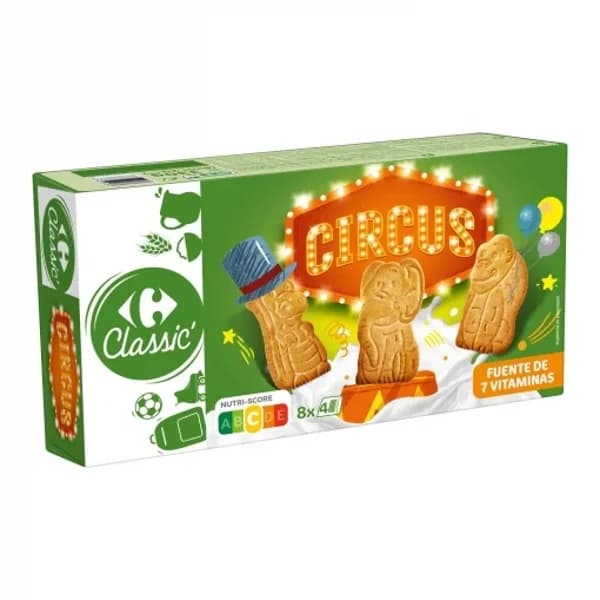 Galleta Circus Carrefour Classic 330 g. - 0.33 kg - Imagen del producto en Findit
