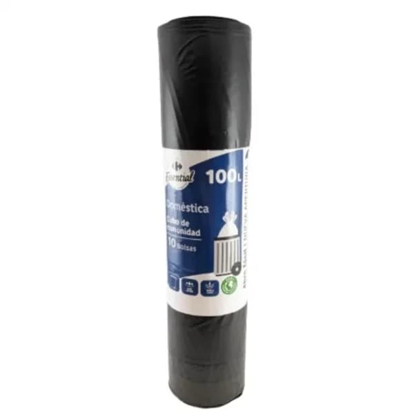 Bolsas de Basura Comunidad CARREFOUR ESSENTIAL 100L 10 ud - 10 ud - Imagen del producto en Findit