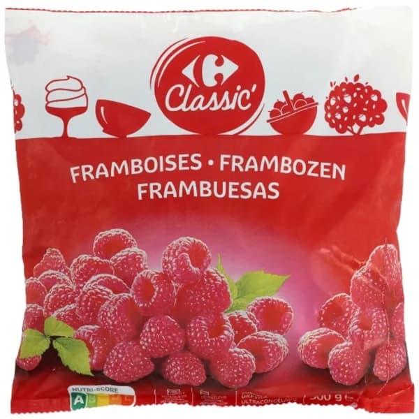Frambuesas Carrefour Classic´ 500 g. - 0.5 kg - Imagen del producto en Findit