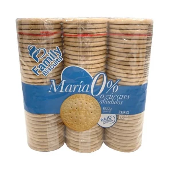 Galletas María Family Biscuits sin azúcar añadido 600 g. - 0.6 kg - Imagen del producto en Findit