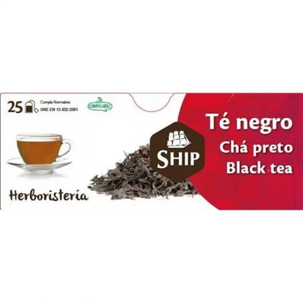 Té negro en bolsitas Ship 25 ud. - 0.04 kg - Imagen del producto en Findit