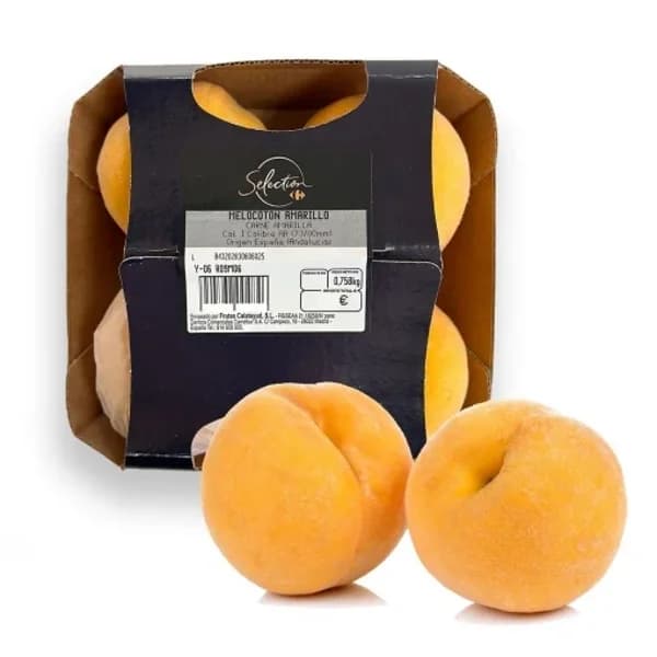 Melocotón amarillo Carrefour Selección 750 g aprox - 1 ud - Imagen del producto en Findit
