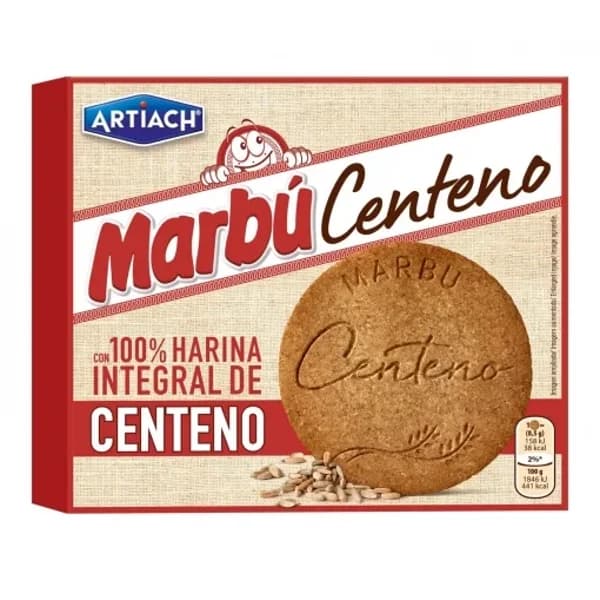 Galleta de centeno integral Marbú 380 g. - 0.38 kg - Imagen del producto en Findit