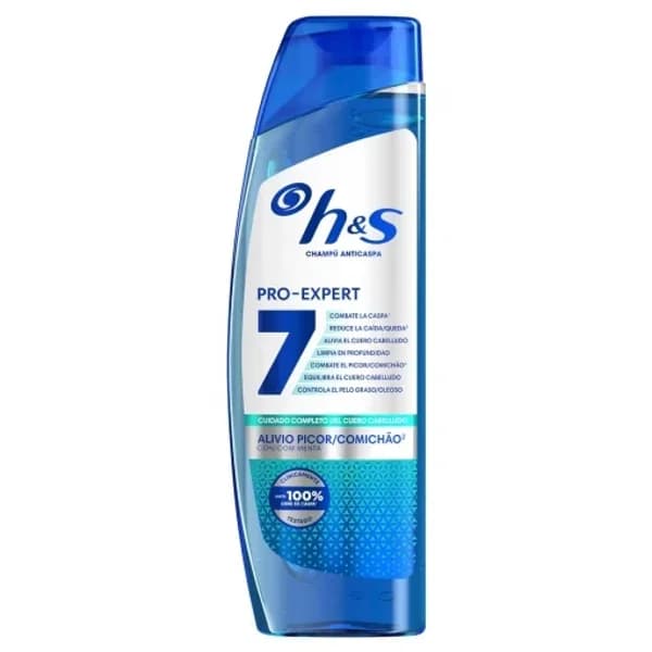 Champú anticaspa alivio del picor Pro-Expert 7 H&S 300 ml. - 0.3 l - Imagen del producto en Findit