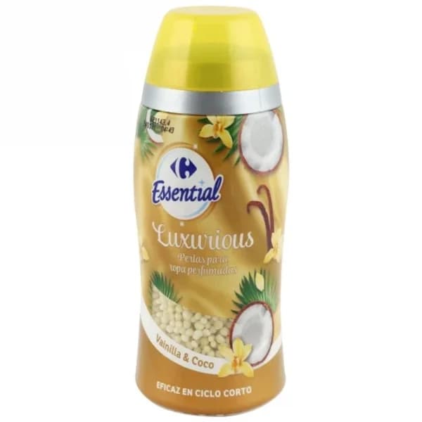 Perfume para la ropa en perlas vainilla y coco Essential Carrefour 275 g. - 0.28 kg - Imagen del producto en Findit