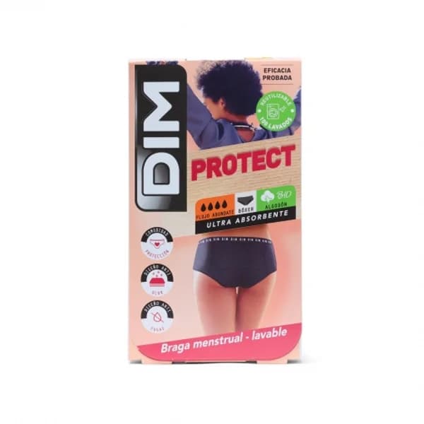 Braguita bóxer menstrual flujo abundante talla 36-38 Protect Dim 1 ud. - 1 ud - Imagen del producto en Findit