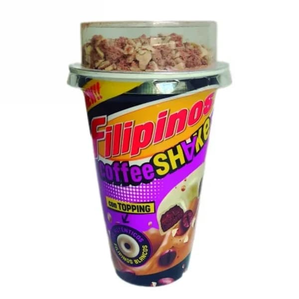 Bebida de café y cacao 200 ml. + topping Filipinos 10 g. - 1 ud - Imagen del producto en Findit