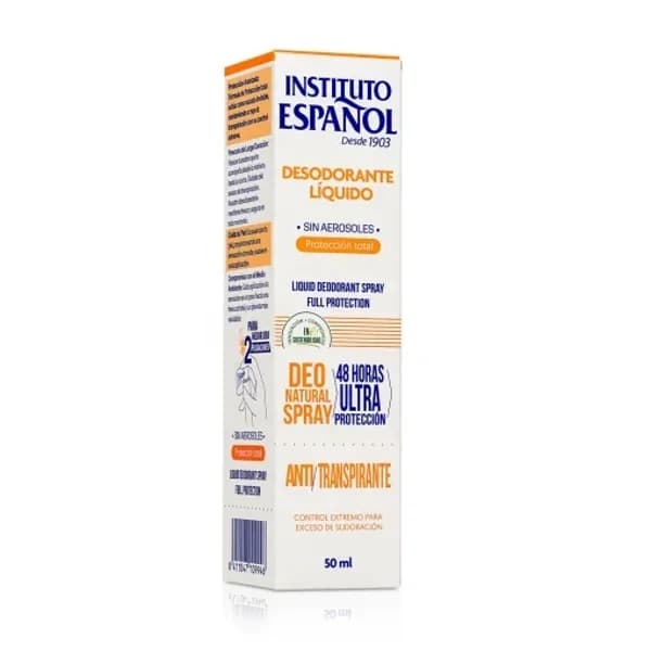 Desodorante liquido en spray antitranspirante Instituto Español 50 ml. - 0.05 l - Imagen del producto en Findit