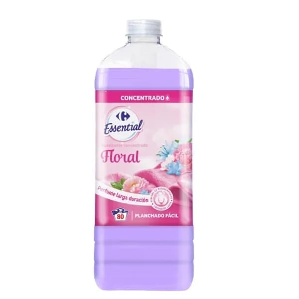 Suavizante concentrado floral Essential Carrefour 80 lavados. - 87.5 ud - Imagen del producto en Findit