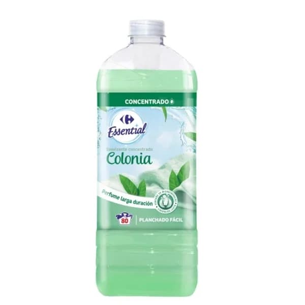 Suavizante concentrado colonia Essential Carrefour 80 lavados. - 87.5 ud - Imagen del producto en Findit
