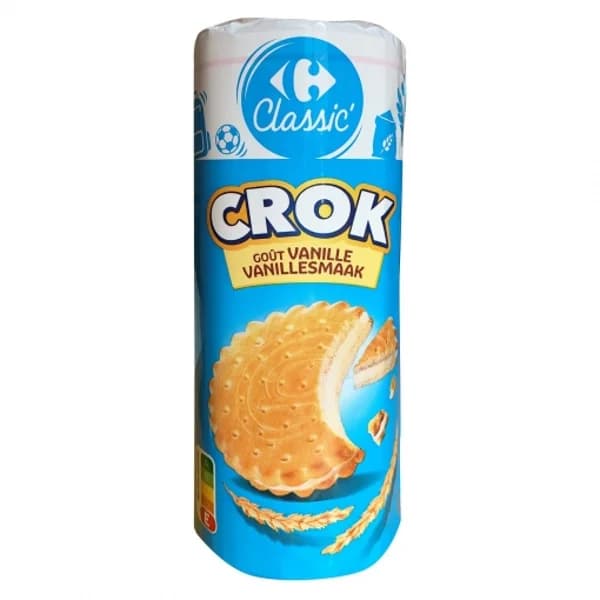 Galletas rellenas de vainilla Carrefour Classic 300 g. - 0.3 kg - Imagen del producto en Findit
