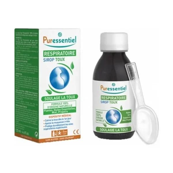 Jarabe tos respiratorio RespOk Puressentiel 125 ml. - 1 ud - Imagen del producto en Findit
