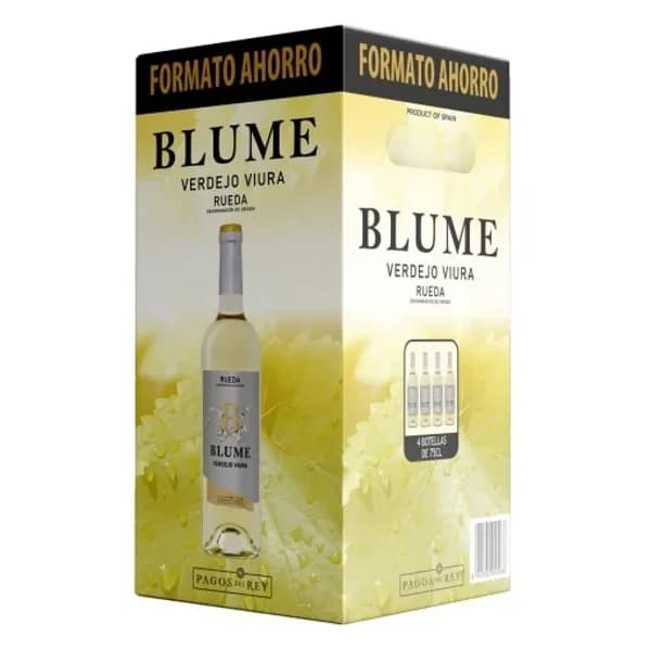 Caja de 4 botellas de vino blanco verdejo Blume D.O. Rueda 75 cl. - 1 ud - Imagen del producto en Findit