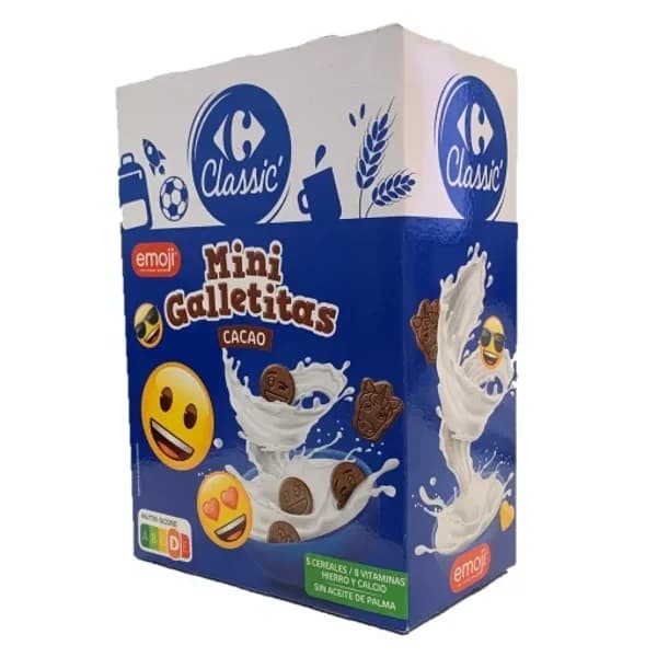 Mini galletitas al cacao Carrefour Classic 500 g. - 0.5 kg - Imagen del producto en Findit