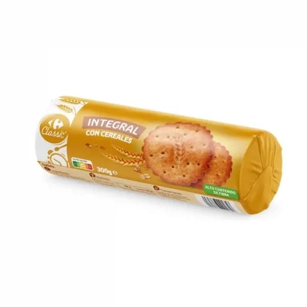 Galleta integral con cererales Carrefour 300 g. - 0.3 kg - Imagen del producto en Findit