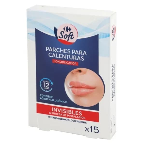 Parches para calenturas con aplicador Soft Carrefour 15 ud. - 15.23 ud - Imagen del producto en Findit