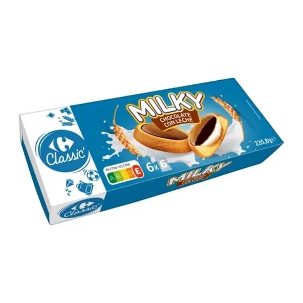 Galletas rellenas de crema Trío Carrefour Classic 235,8 g. - 0.24 kg - Imagen del producto en Findit