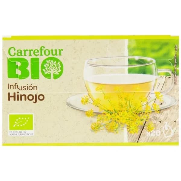 Hinojo en bolsitas ecológico Carrefour Bio 20 ud. - 0.03 kg - Imagen del producto en Findit
