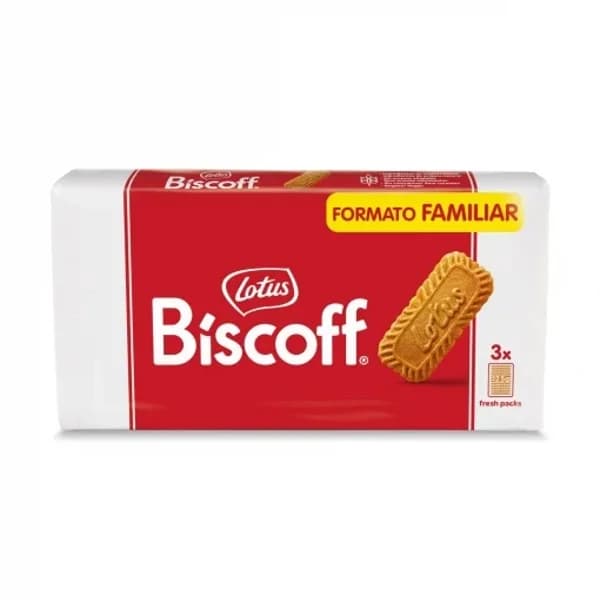 Galletas caramelizadas Lotus Biscoff pack de 3 unidades de 125 g. - 0.38 kg - Imagen del producto en Findit