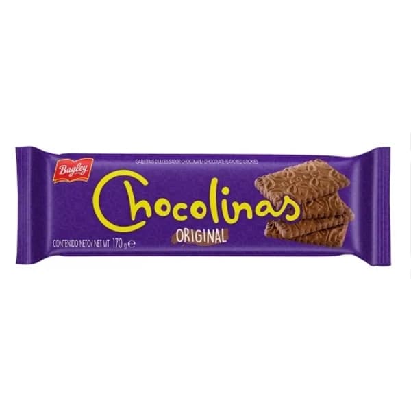 Galletas Chocolinas Bagley 170 g. - 0.15 kg - Imagen del producto en Findit