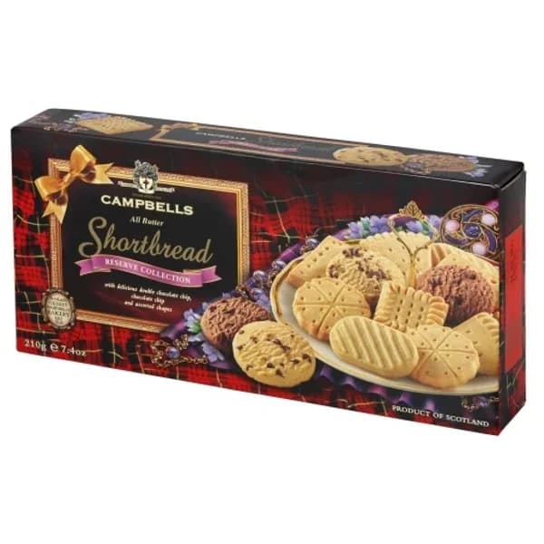 Galletas de mantequilla Shortbread Reserve Campbells 210 g. - 0.21 kg - Imagen del producto en Findit