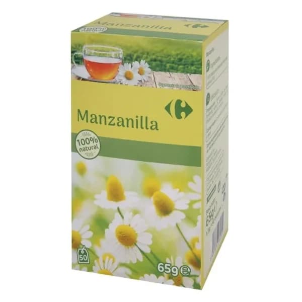 Manzanilla en bolsitas Carrefour 50 ud. - 0.07 kg - Imagen del producto en Findit