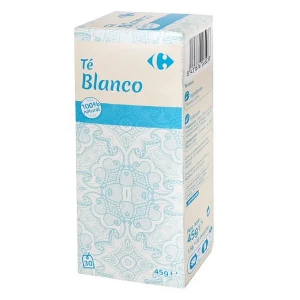 Té blanco en bolsitas Carrefour 30 ud. - 0.05 kg - Imagen del producto en Findit