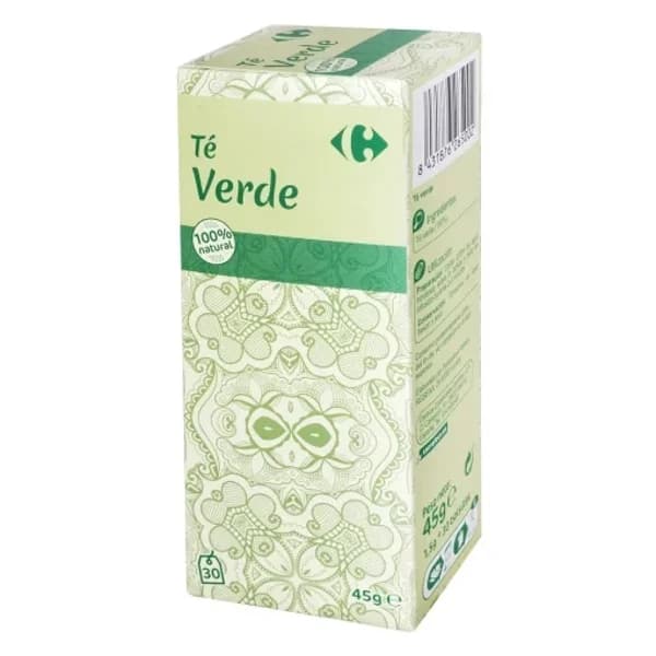 Té verde en bolsitas Carrefour 30 ud. - 0.05 kg - Imagen del producto en Findit