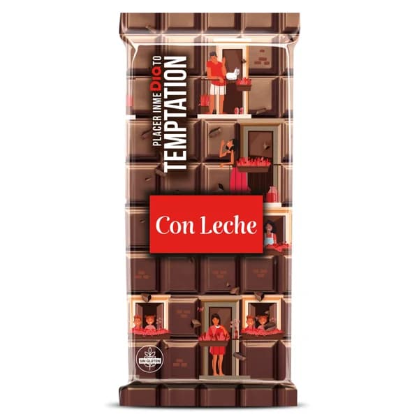 Chocolate con leche Temptation de Dia 100 g - 0.1 kg - Imagen del producto en Findit