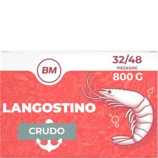 Langostino 32/48 piezas congelado 800 g - 0.8 kg - Imagen del producto en Findit